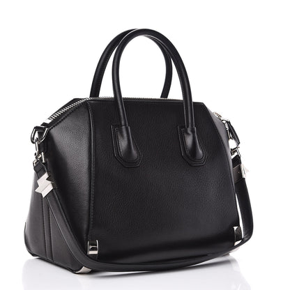Givenchy Sugar Goatskin Small Metal Corner Antigona Black 3 of 16