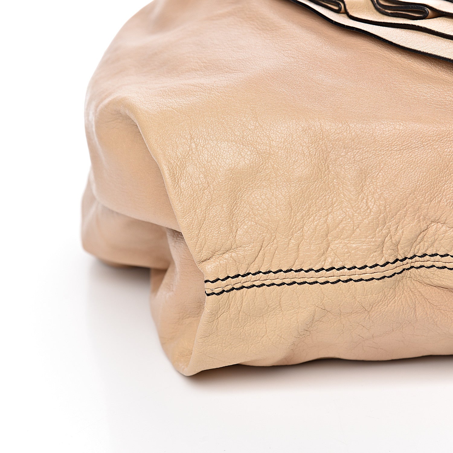 Valentino Garavani Nappa Petale Rose Hobo Beige 7 of 8