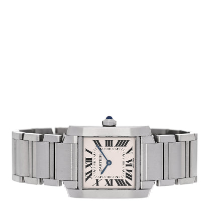Cartier Stainless Steel 25mm Tank Francaise Quartz Watch 2 of 4