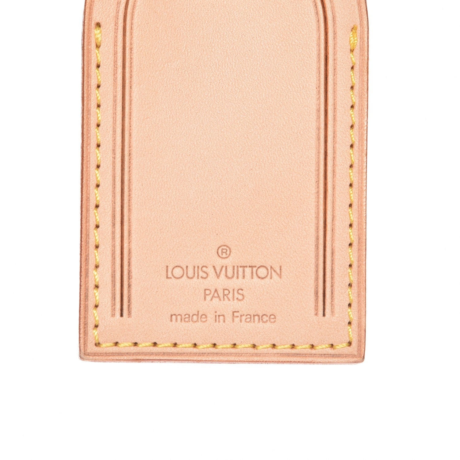 Louis Vuitton Vachetta Leather Luggage Tag 3 of 3