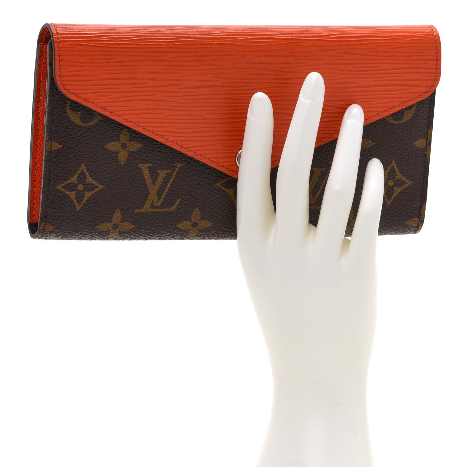 Louis Vuitton Monogram Epi Marie-Lou Long Wallet Piment 2 of 12