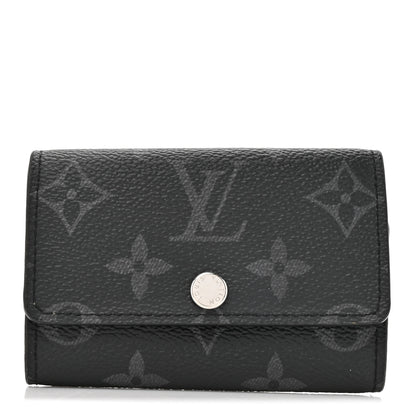 Louis Vuitton Monogram Eclipse Multicles 6 Key Holder 1 of 7