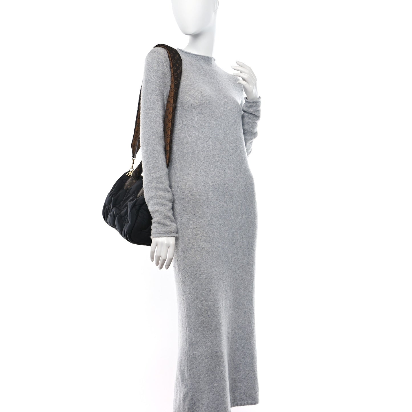 Econyl Mini Monogram Pillow Speedy Bandouliere 25 Black