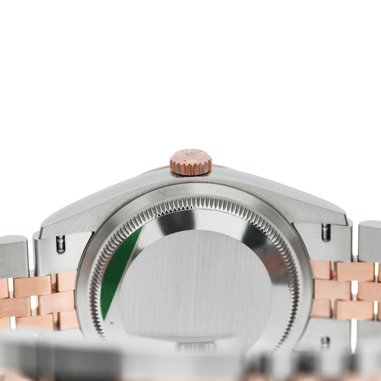Stainless Steel 18K Everose Gold 36mm Oyster Perpetual Datejust Watch Slate 126231