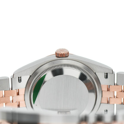 Rolex Stainless Steel 18K Everose Gold 36mm Oyster Perpetual Datejust Watch Slate 126231 4 of 5