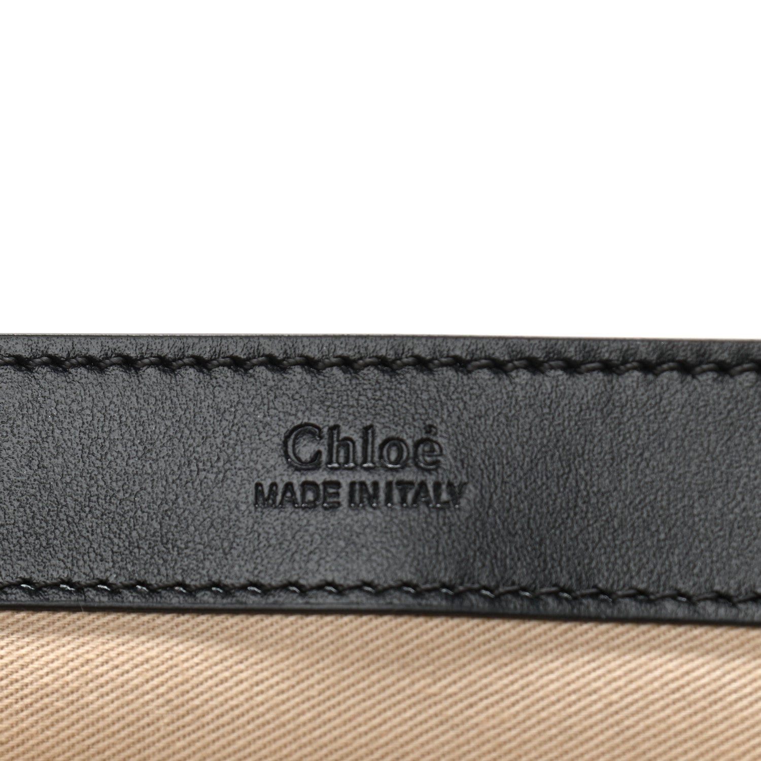 Chloe Calfskin Suede C Clutch With Chain Black 7 of 11