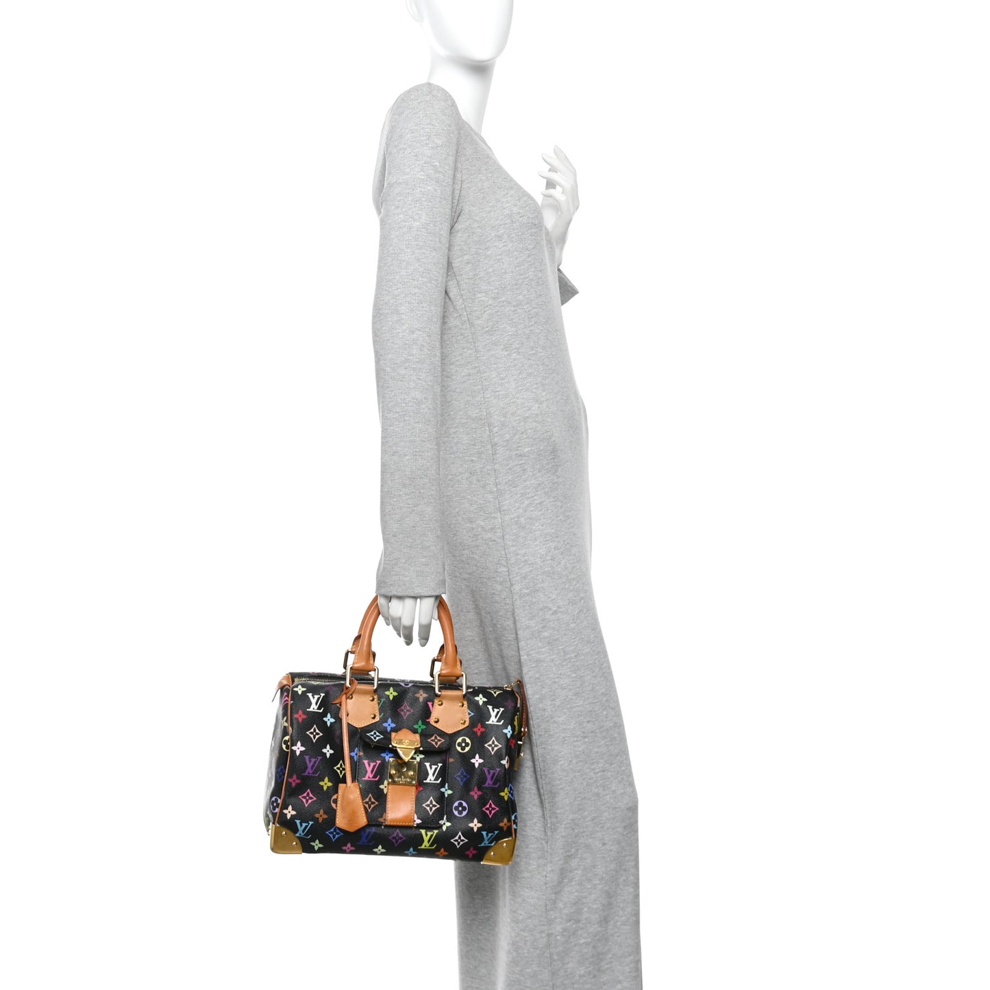 Monogram Multicolor Speedy 30 Black