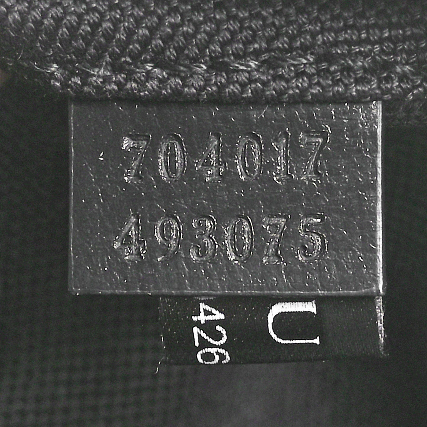 GG Supreme Monogram Textured Calfskin Retro Interlocking G Backpack Black