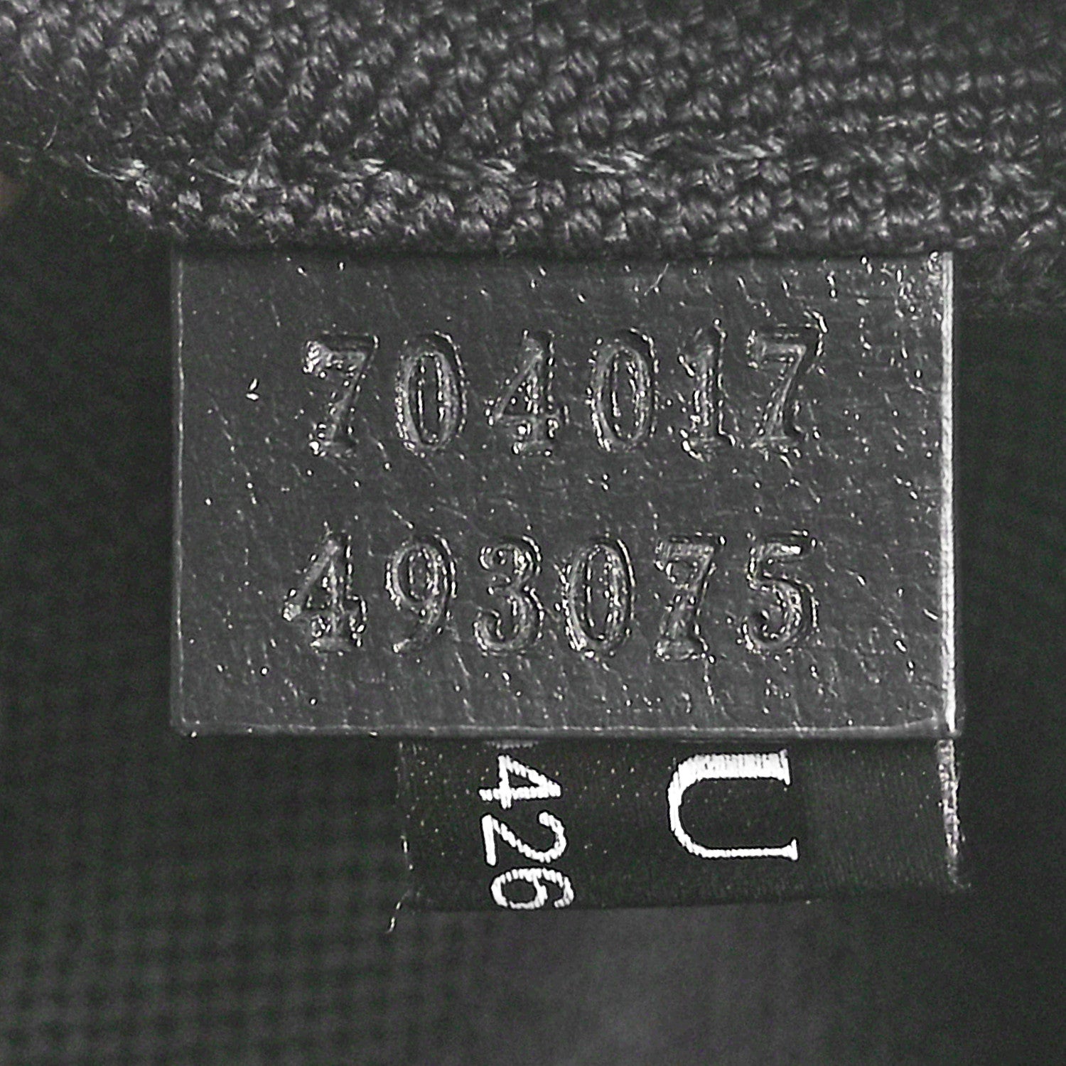 Gucci GG Supreme Monogram Textured Calfskin Retro Interlocking G Backpack Black 7 of 10