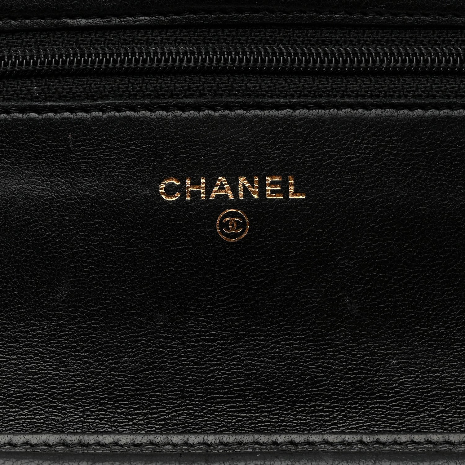 Chanel Lambskin Quilted Wallet On Chain WOC Black 6 of 13