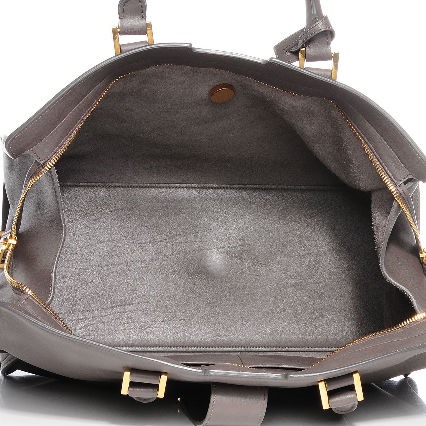 Calfskin Medium Classic Y Cabas Gray