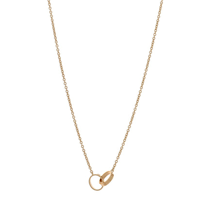 Cartier 18K Yellow Gold Interlocking LOVE Necklace 1 of 6