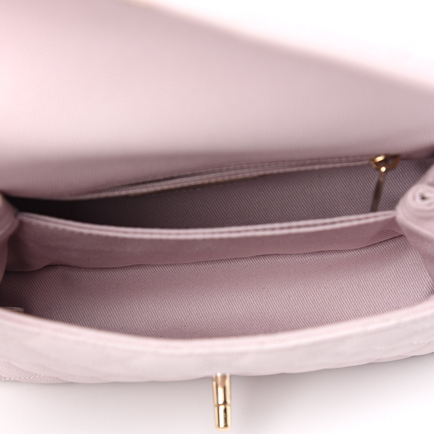 Chanel Caviar Quilted Mini Coco Handle Flap Lilas Lilac 4 of 10