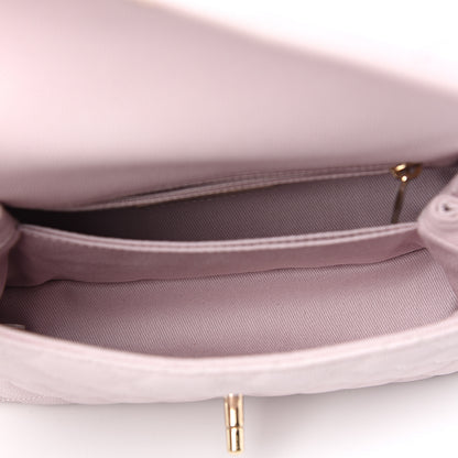 Chanel Caviar Quilted Mini Coco Handle Flap Lilas Lilac 4 of 10