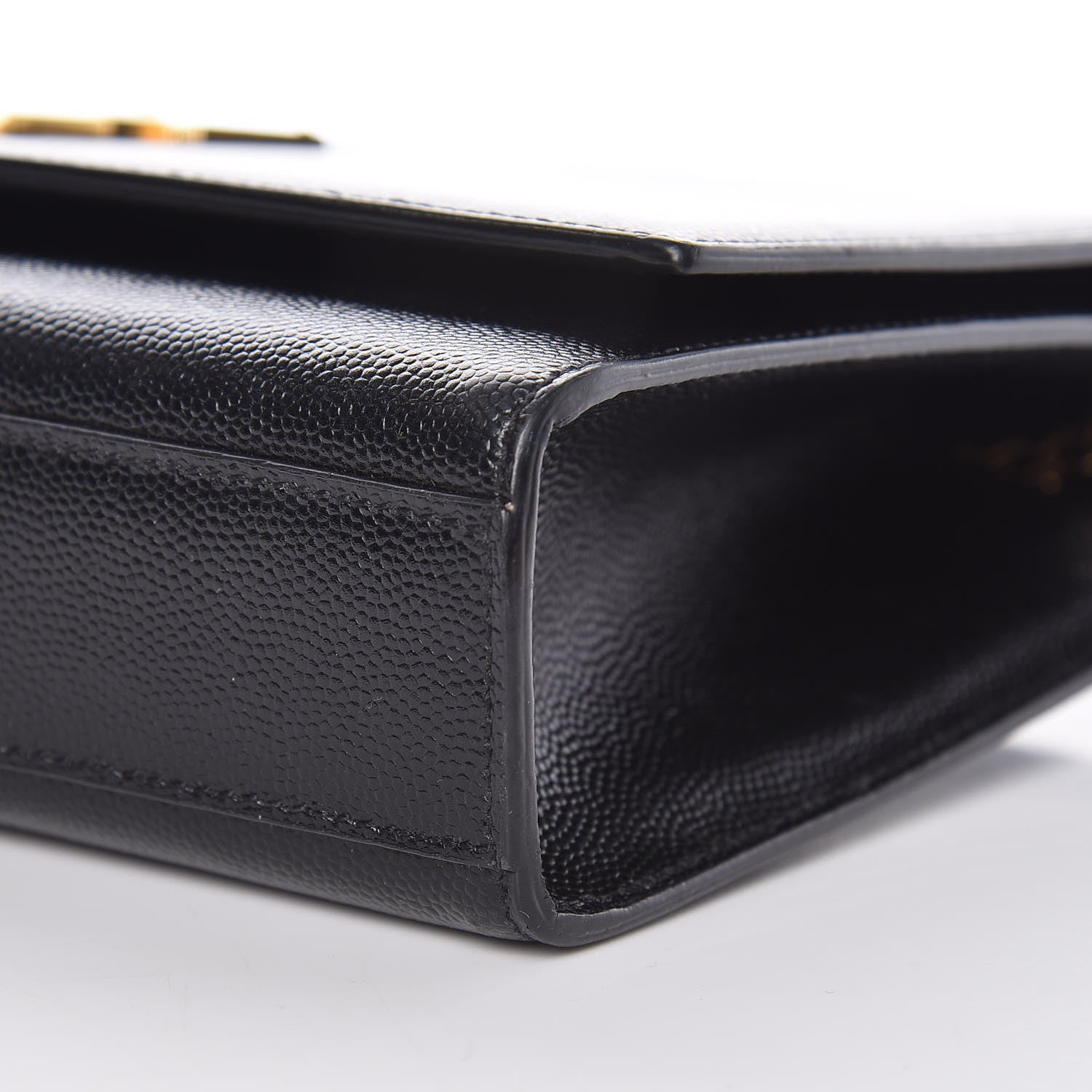 Saint Laurent Grain De Poudre Medium Classic Monogram Kate Satchel Black 15 of 15