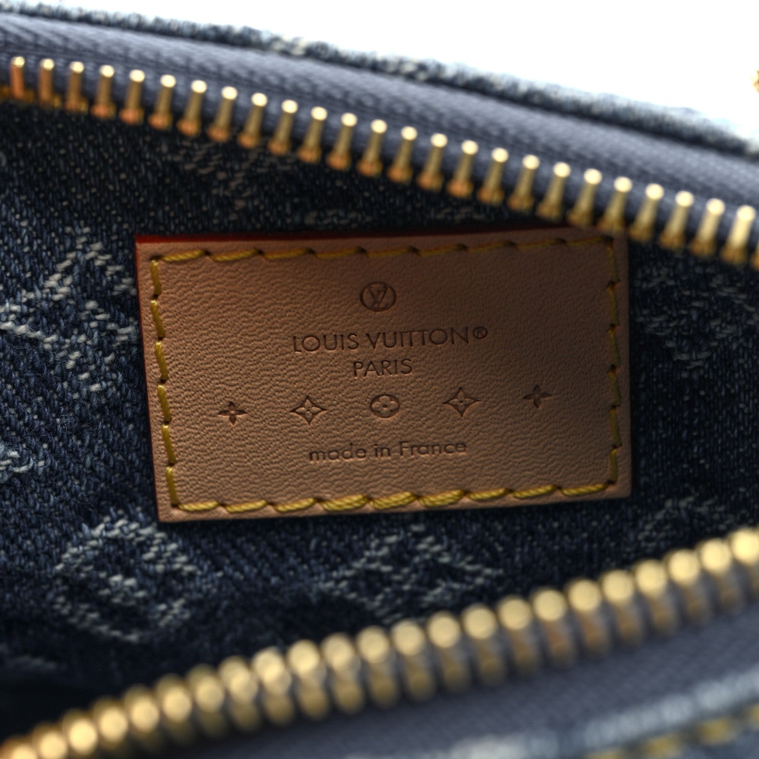 Louis Vuitton Monogram Denim Nano Speedy Blue 6 of 9