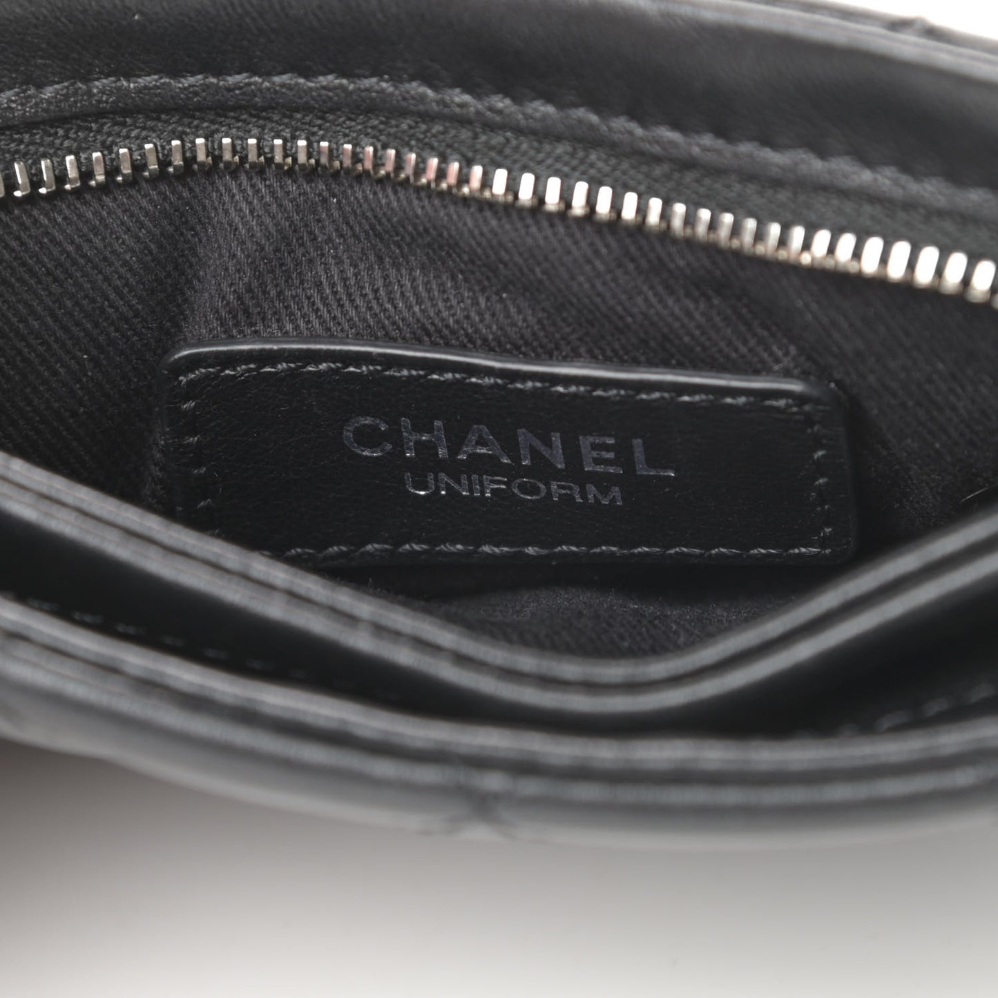 Lambskin Quilted Crossbody Bag Black