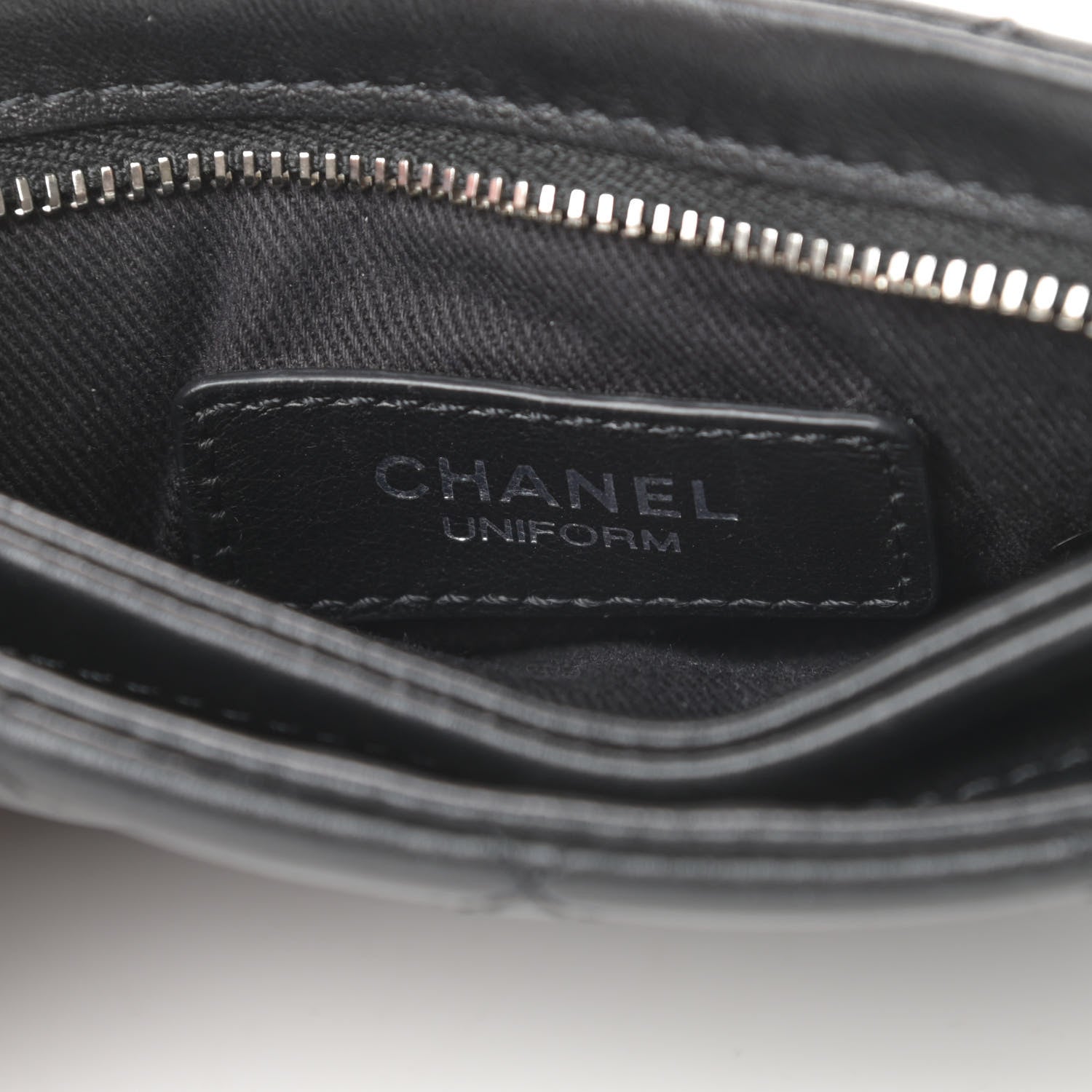 Chanel Lambskin Quilted Crossbody Bag Black 6 of 11