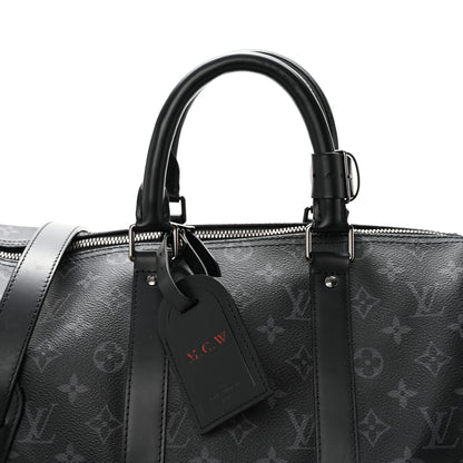 Louis Vuitton Monogram Eclipse Keepall Bandouliere 45 7 of 13
