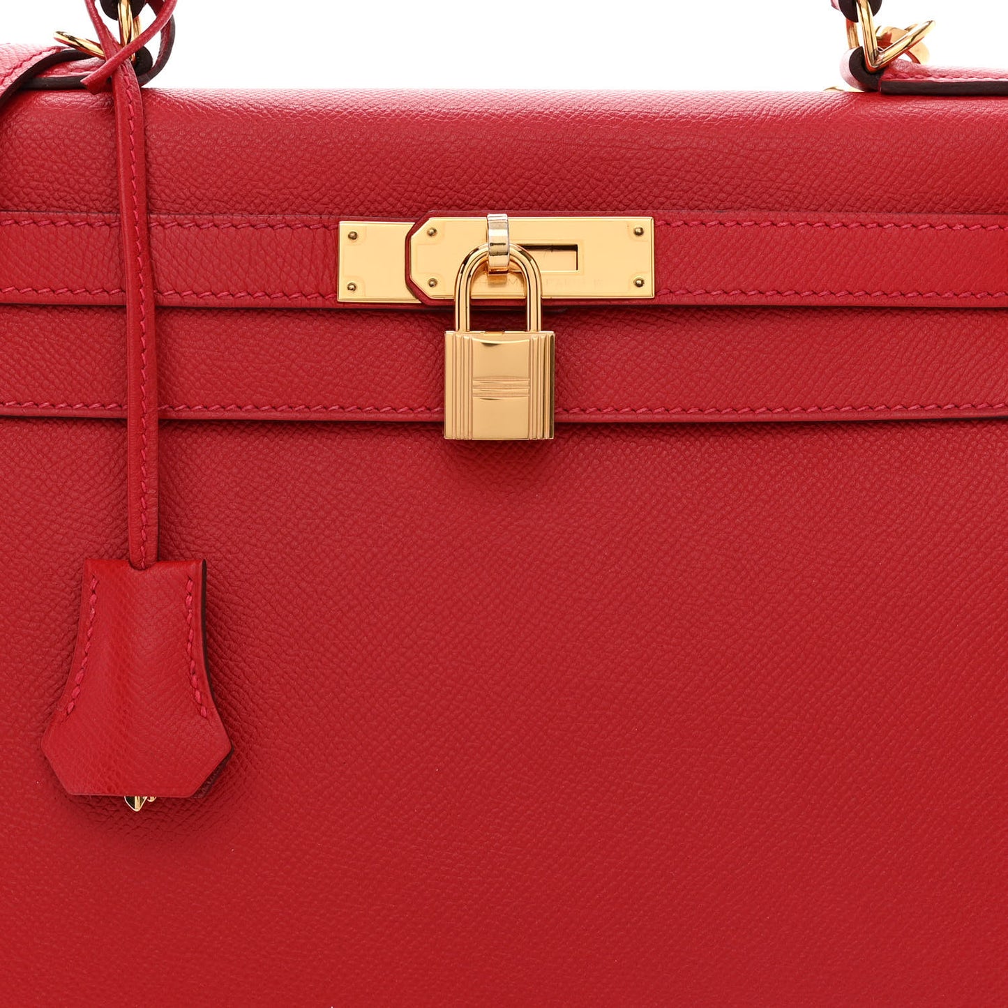 Epsom Kelly Sellier 28 Rouge Casaque