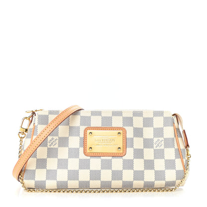 Louis Vuitton Damier Azur Eva Clutch 1 of 9