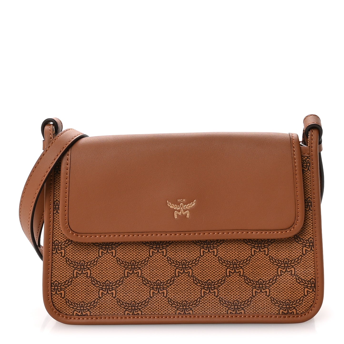 Lauretos Nappa Small Himmel Crossbody Cognac