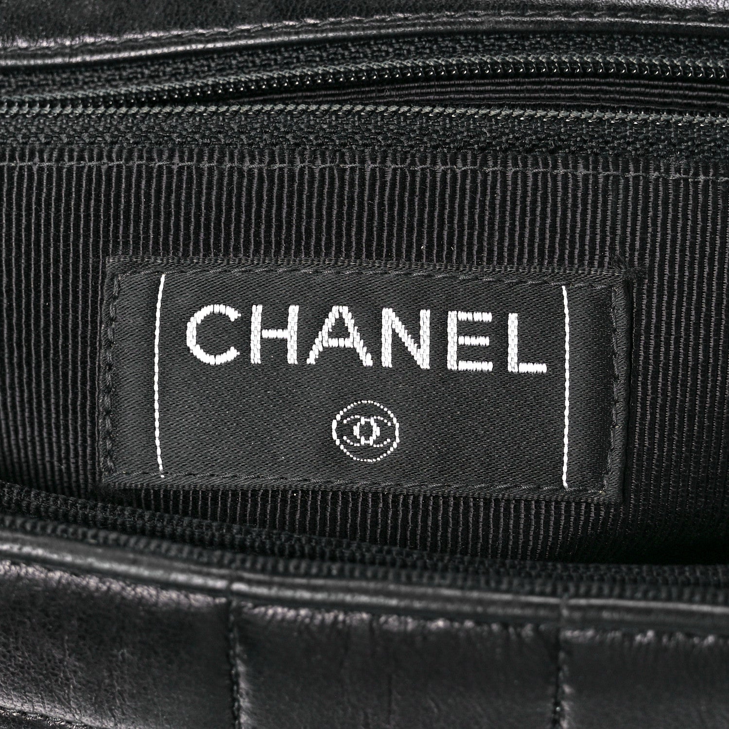 Chanel Lambskin Square Stitched Reissue Multi Pocket Flap Black 6 of 13