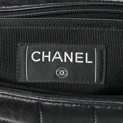Chanel Lambskin Square Stitched Reissue Multi Pocket Flap Black 6 of 13