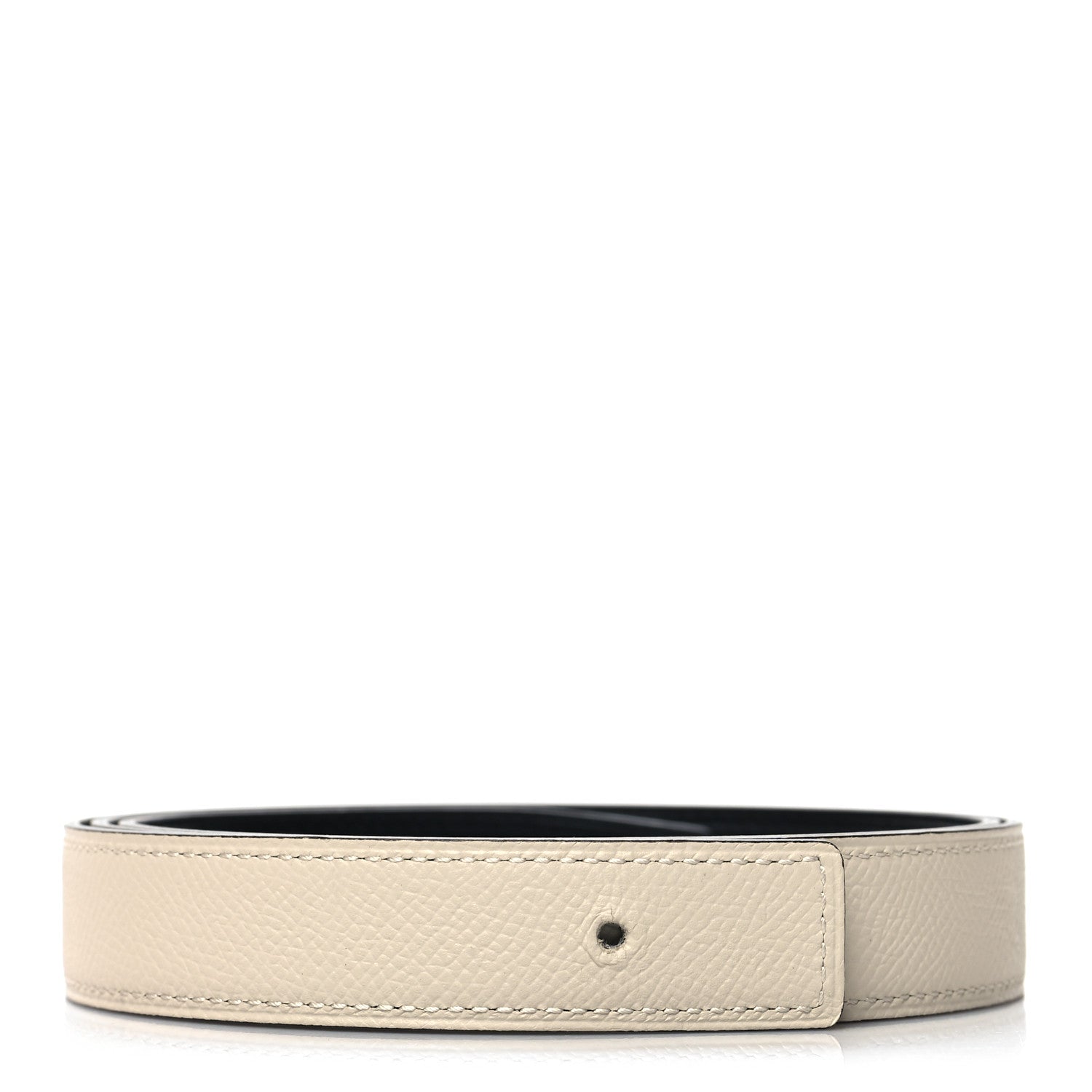 Hermes Swift Epsom 24mm Belt Strap 90 36 Black Craie 1 of 5