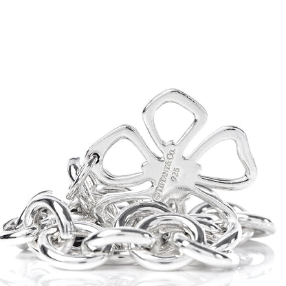 Tiffany Sterling Silver Flower Charm Bracelet 4 of 4