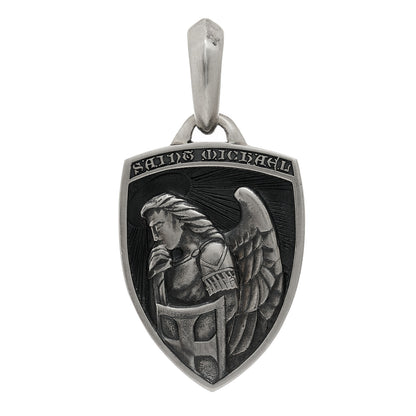 David Yurman Sterling Silver St. Michael Amulet Pendant 1 of 3