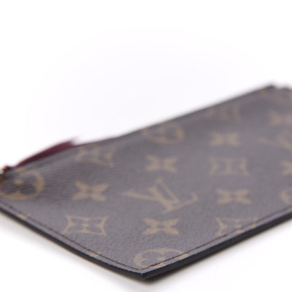 Louis Vuitton Monogram Felicie Chain Wallet Zippered Insert Fuchsia 6 of 7