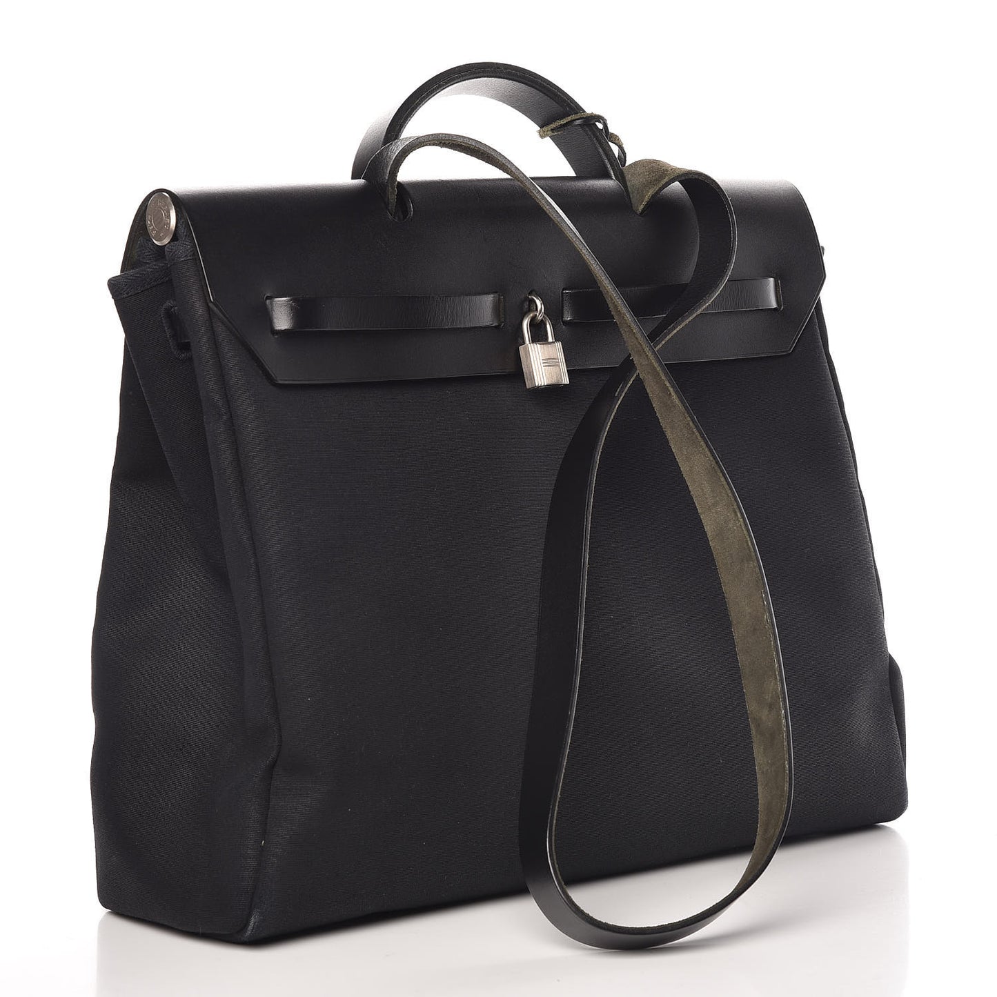 Toile Vache Calfskin Herbag 40 GM Black
