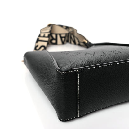 Stella McCartney Eco Alter Nappa Perforated Logo Mini Crossbody Black 7 of 8