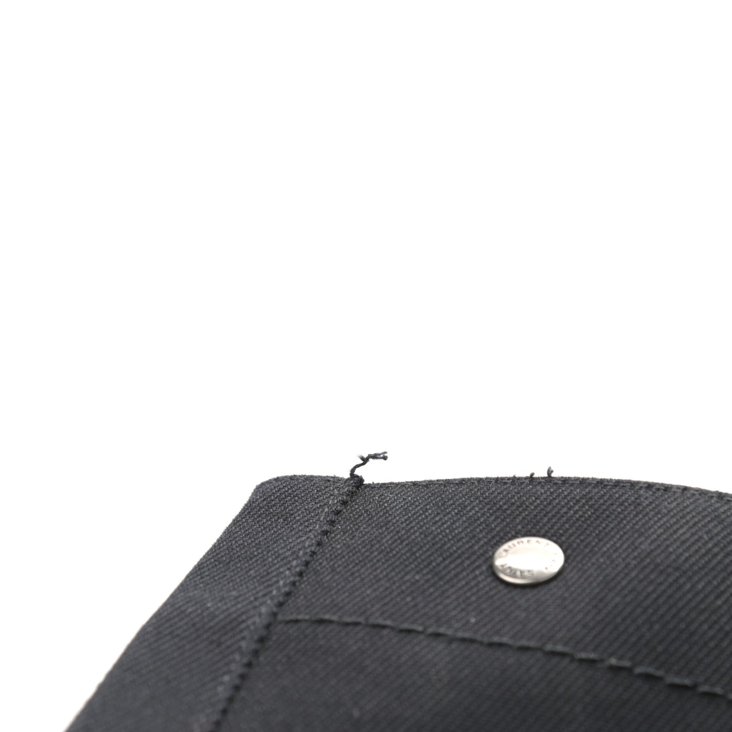 Linen Calfskin Rive Gauche Tote Black