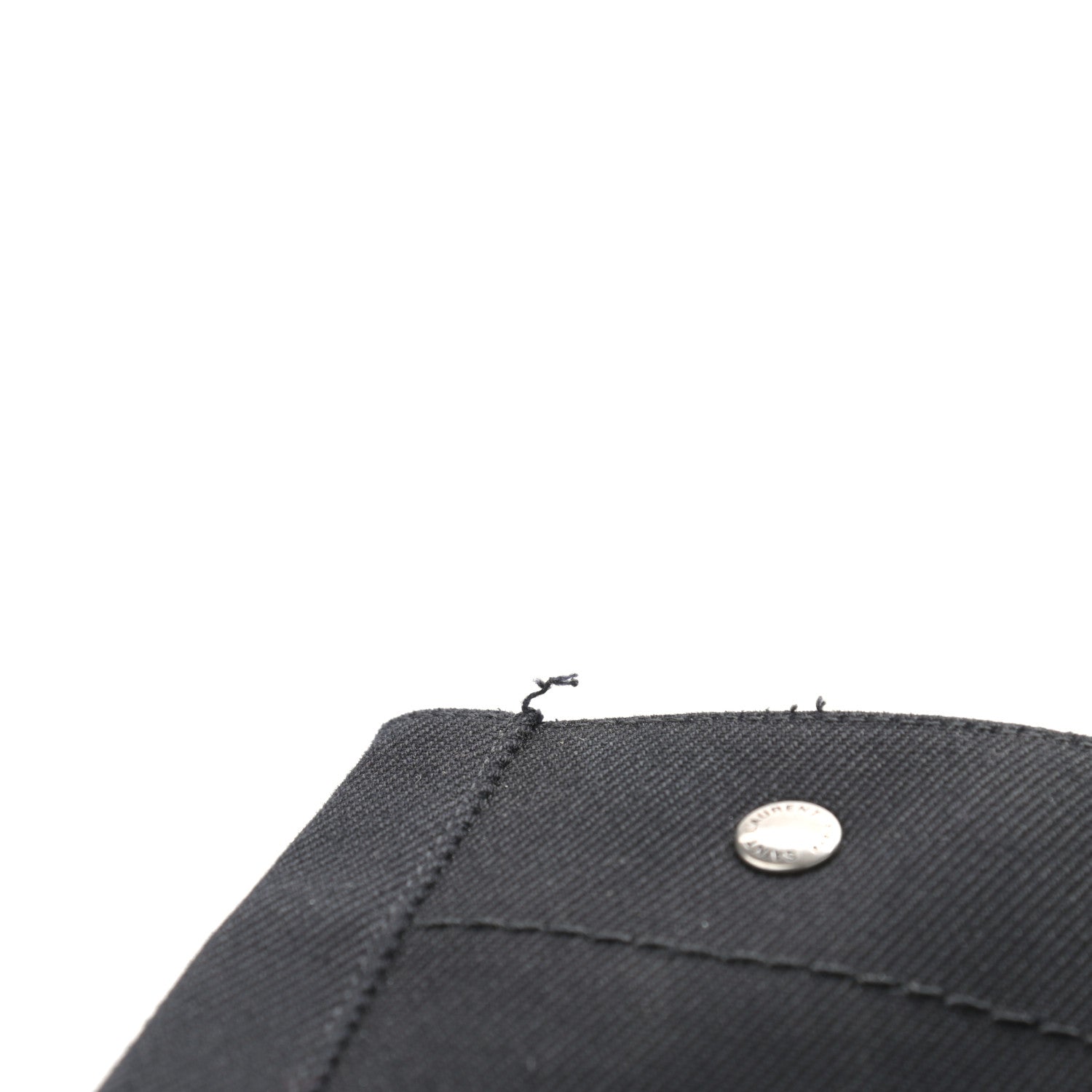 Saint Laurent Linen Calfskin Rive Gauche Tote Black 11 of 13