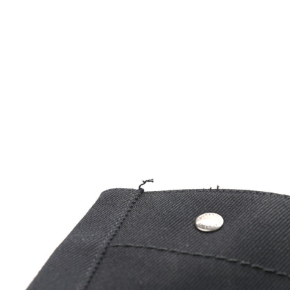 Saint Laurent Linen Calfskin Rive Gauche Tote Black 11 of 13