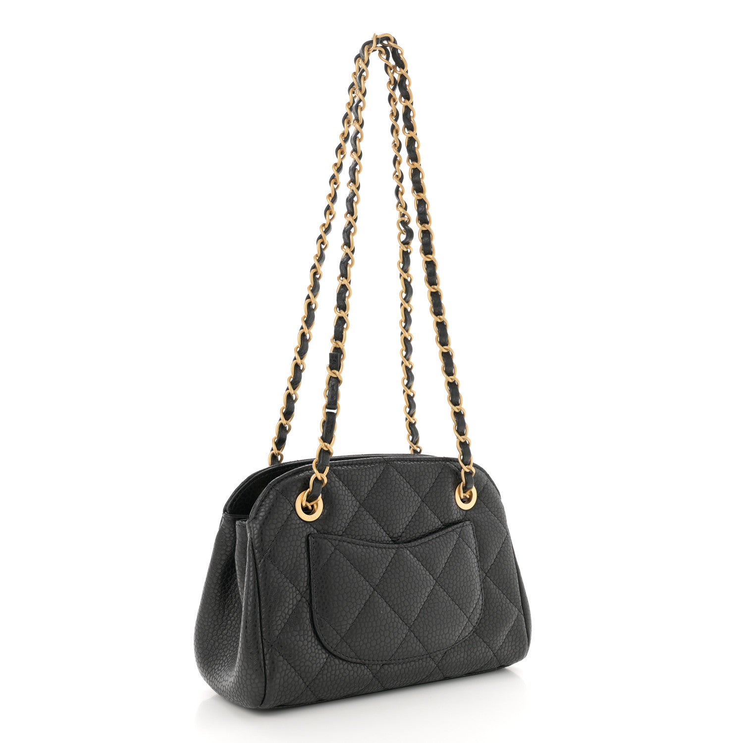 Chanel Caviar Quilted Small  Bowling Bag Black 3 of 10