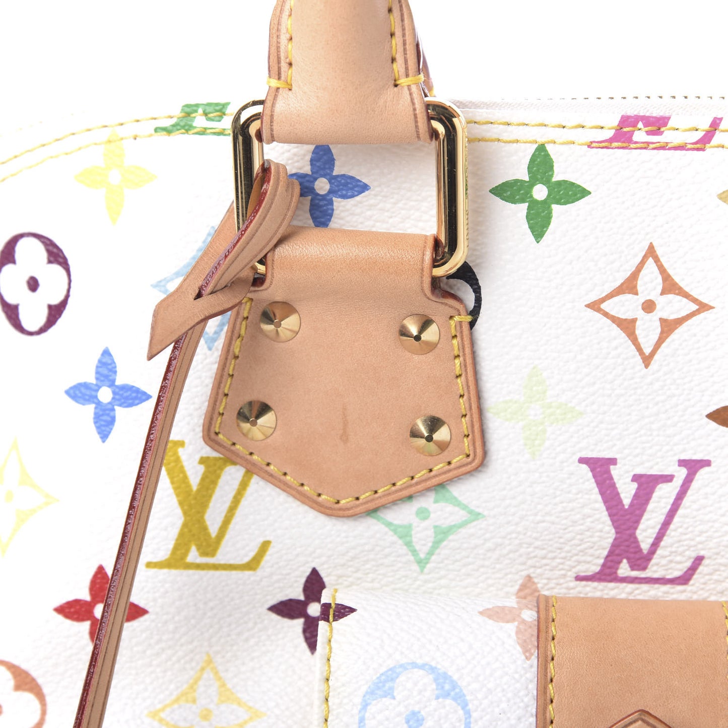 Monogram Multicolor Alma GM White