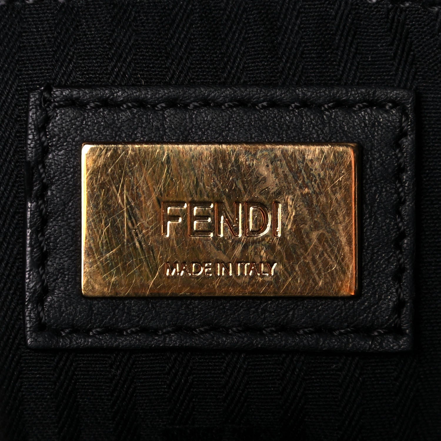 Fendi Vitello Elite Petite 2Jours Tote Black 6 of 15