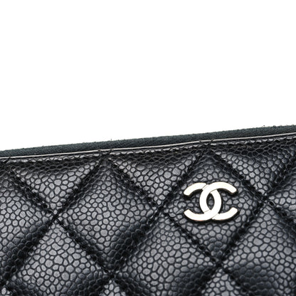 Chanel Caviar Quilted Large Gusset Zip Around Wallet Black 13 of 14