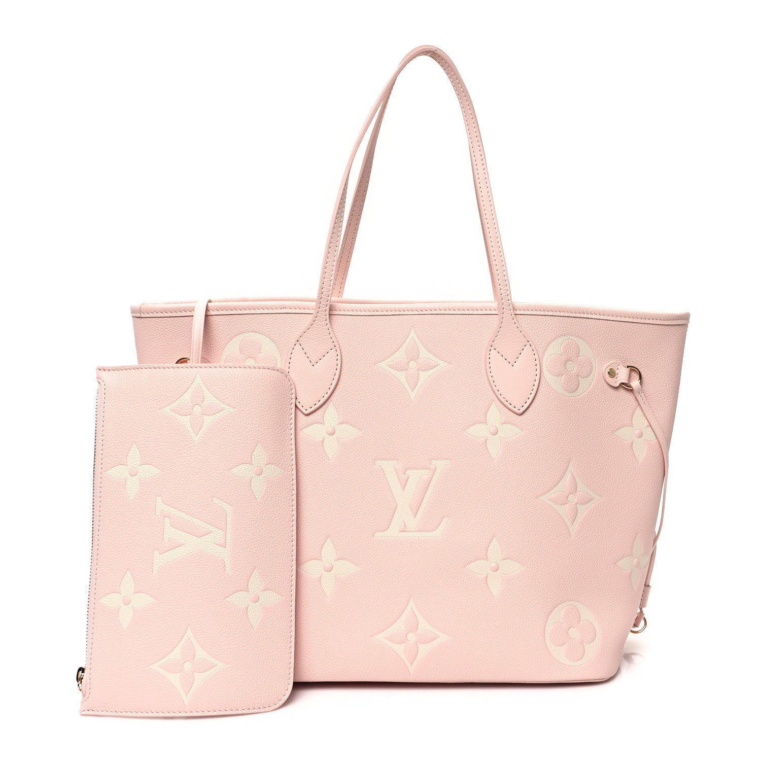 Louis Vuitton Empreinte Monogram Giant Neverfull MM Pink Quartz