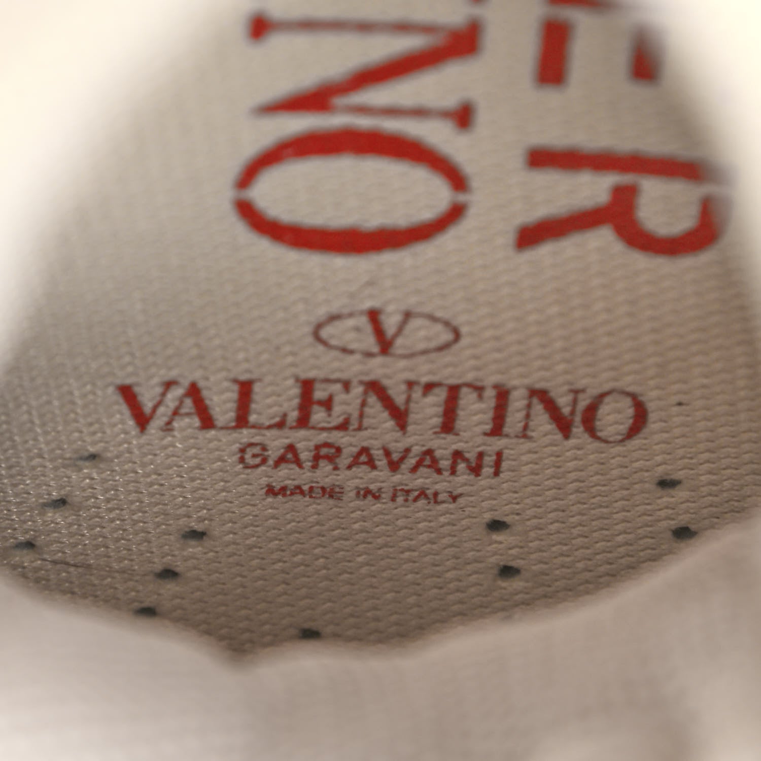 Valentino Garavani Canvas Atelier 07 Camouflage Edition Womens High Top Sneakers 35 Natural 8 of 11
