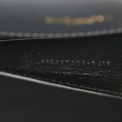 Saint Laurent Grain De Poudre Textured Mixed Matelasse Medium Triquilt Monogram Satchel Fog 7 of 10