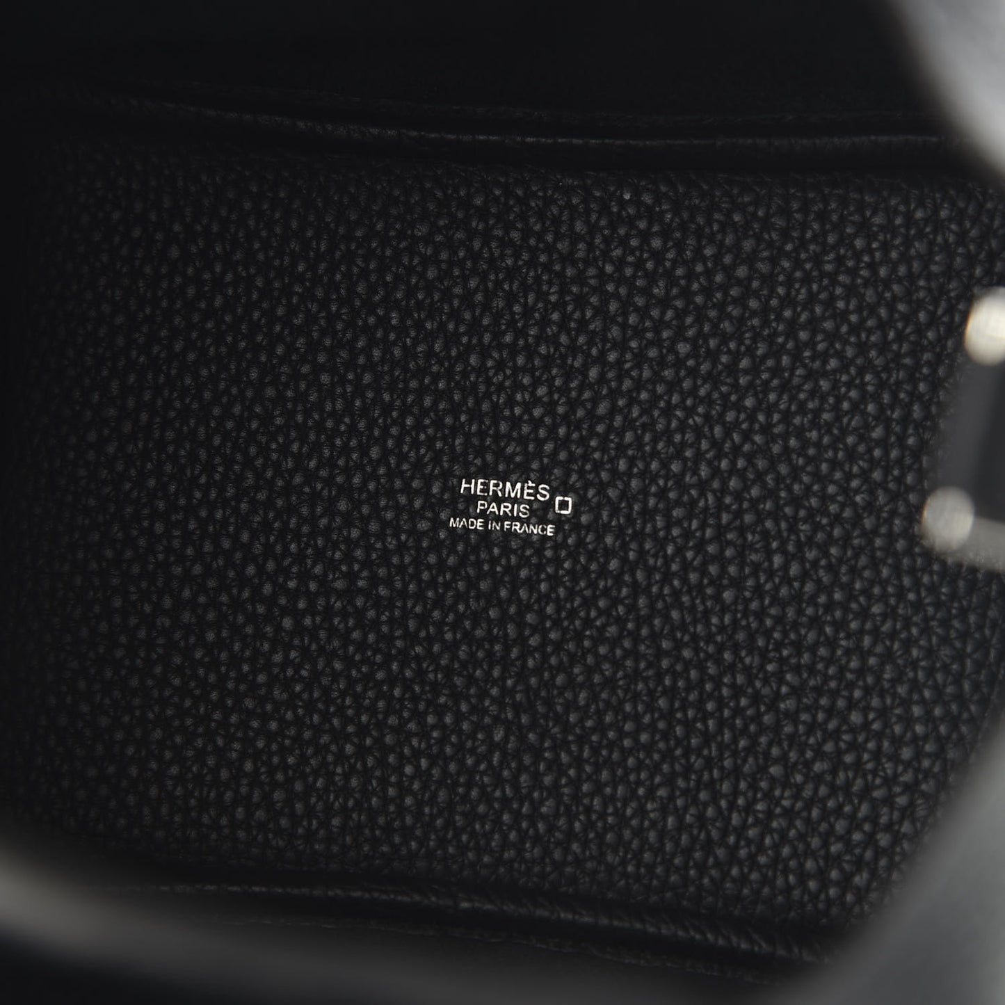 Taurillon Clemence Matte Alligator Picotin Lock Touch 18 PM Black