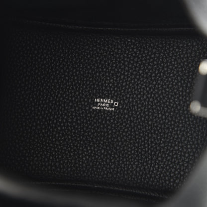 Hermes Taurillon Clemence Matte Alligator Picotin Lock Touch 18 PM Black 8 of 11