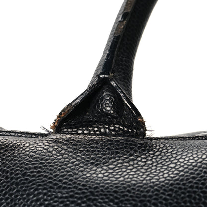 Chanel Caviar Quilted CC Duffel Bag Black 16 of 16