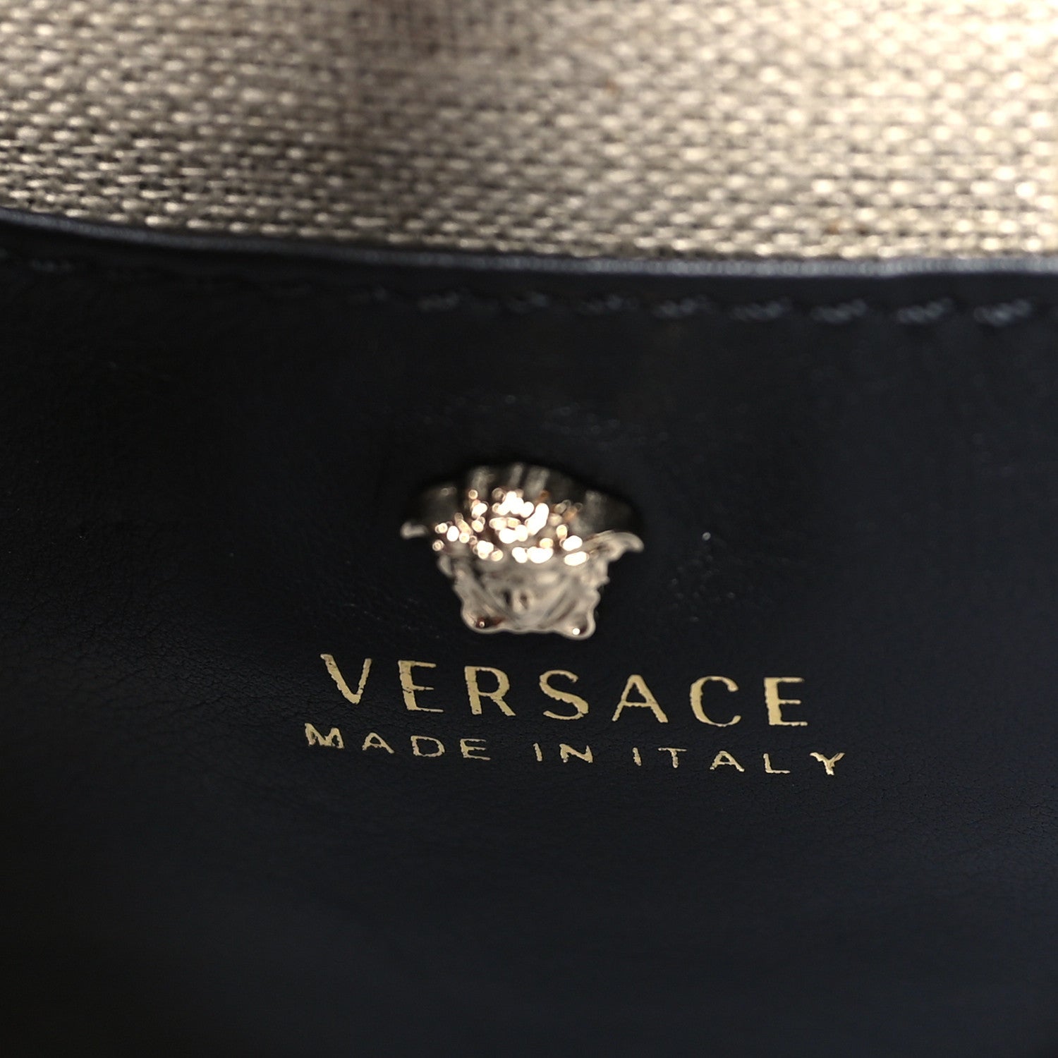 Versace Calfskin Palazzo Empire Crossbody Black 6 of 8