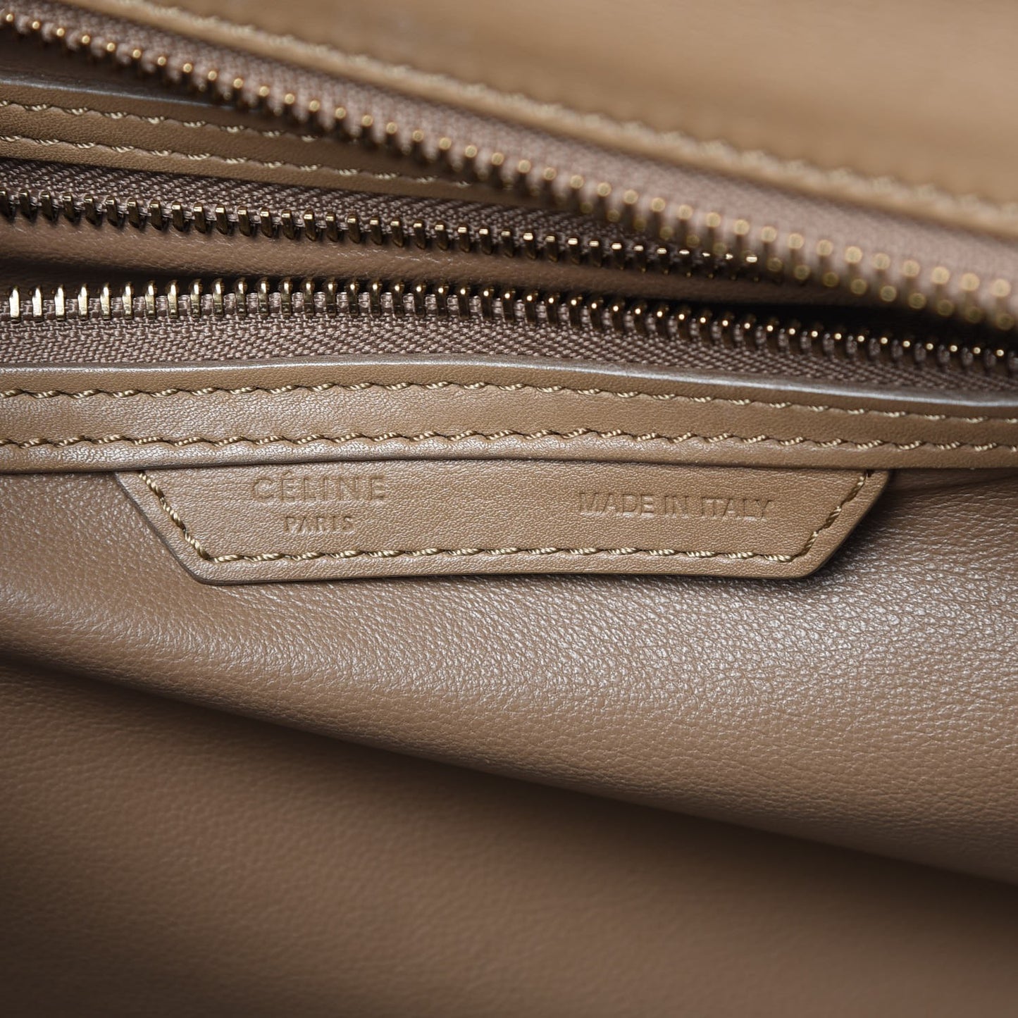 Smooth Calfskin Mini Luggage Camel