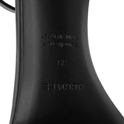 Hermes Calfskin Joy 70 Sandals 39 Black 7 of 11